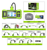 Motorcycle Diagnostic Tools Haredukati BMW Kawasaki TKM, Biaco, Bombardier, Benali Honda CO Idle Adjustment Read built-in printer full configuration (