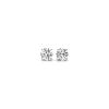 1/2 cttw Lab Grown Round Diamond Stud Earrings 14k White Gold (G/VS2)
