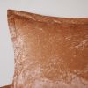 4 Pcs Velvet Comforter Set with Throw Pillow(King/Cal King)