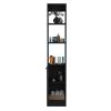 Parks Linen Bathroom Storage Cabinet with one Doors, Tall Bathroom Cabinet with 6 Shelves, for Bathroom, Living Room, Kitchen