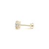 2 cttw Certified IGI Lab Grown Round Diamond Stud Earrings 14k Yellow Gold (G/VS2)