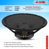 5 Core Speaker Subwoofer 15 Inch PA DJ Subs 3500W Peak Aluminum Made Pro Audio 8 Ohm 80 Oz Y30 Magnet Subwoofers Powerful Big Replacement Bass Sub Woo