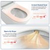 One Piece Smart Toilet With Built-In Bidet, 1.28 GPF Bidet Toilet With Heated Seat Warm Wash, Elongated Bidet Toilet With Self-Clean, Auto Sensor Flus