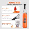 VEVOR Tire Bead Seater, 2.1 Gal/8 L Air Tire Bead Blaster, 120 PSI Handheld Bead Bazooka, Upgraded Portable Tire Inflator Tool, 85-116 PSI Operating P