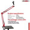 5 Core Mic Arm Adjustable Boom Microphone Stand Desk Mount Heavy Duty Brazo Para Microfono for Condenser Dynamic Mics - MS ARM R