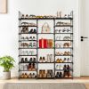 9 Tiers Shoe Rack Storage Organizer Shoe Shelf Organizer for Entryway Holds 50-55 Pairs Shoe, Stackable Shoe Cabinet Shoe Rack