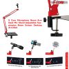 5 Core Mic Arm Adjustable Boom Microphone Stand Desk Mount Heavy Duty Brazo Para Microfono for Condenser Dynamic Mics - MS ARM R