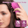 Silicone Scalp Massager for Hair Growth, Scalp Scrubber Brush for Shower, Andruff Exfoliating Stress Relax Wet Dry Scalp Brush, Deeply Cleanses Scalp