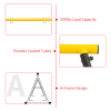 Metal Swing Stand Swing Sets for Backyard,Powder Coated Swing Frame of Swing Set with Extra Side Bars,Heavy-Duty A-Frame Outdoor Swing Fits Swing Chai