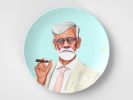 Sigmund // 10" Round Plate // Psychology Gift