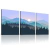 Marble Picture Frame, Canvas Wall Art, 3 Piece (12inX16in), Wall Decor for Bedroom, Minimalist Framed Boho Wall Art Decor for Dining Room Bedroom Bath