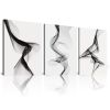 Marble Picture Frame, Canvas Wall Art, 3 Piece (12inX16in), Wall Decor for Bedroom, Minimalist Framed Boho Wall Art Decor for Dining Room Bedroom Bath