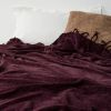 VERAMUSE Chenille Throw Blanket for Couch Lightweight Throws for Bed and Sofa