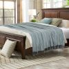 VERAMUSE Chenille Throw Blanket for Couch Lightweight Throws for Bed and Sofa