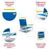 Sunnyfeel Beach Chair, Foldable Camping Chair Beach Chair,Lightweight Low Easy-to-Store & Use Portable Folding Chair with Handy Handle for Camp/Lawn/O