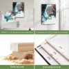 Marble Picture Frame, Canvas Wall Art, 3 Piece (12inX16in), Wall Decor for Bedroom, Minimalist Framed Boho Wall Art Decor for Dining Room Bedroom Bath