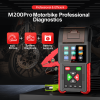 motorcycle professional diagnosis instrument OBD configuration thermal printing ECU remapping and programming of the M200PRO diagnostic CCA load batte