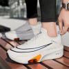 New men's and women's professional air cushion running shoes fashion trend match men's and women's sports shoes comfortable casual shoes 36-45