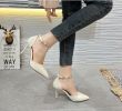 Summer new stiletto heels fashion light pointy one-line women's sandal bun head sandal