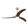 52" Ceiling Fan, Indoor Outdoor Ceiling Fan With Light with Remote Control, Noiseless Reversible Motor, 6 Speed ,3 Color , for Patio Living Room, Bedr