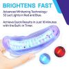 Teeth Whitening Kit Pen Gel 32X LED Light With Hydrogen Carbamide Peroxide For Sensitive Teeth - Professional Tooth Whitener Dental Tools With Mouth T