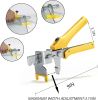 1/8 Inch tile leveling system - 300-piecs Tile Spacers Clips, 100-piecs Reusable Wedges - Easy DIY Locator assistant by floor leveling(tile leveling s