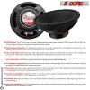 5 Core 8 Inch Subwoofer Speaker 500W Peak 4 Ohm Replacement Car door Bass Sub Woofer - WF 8"-890