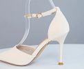 Summer new stiletto heels fashion light pointy one-line women's sandal bun head sandal