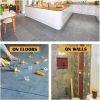 1/8 Inch tile leveling system - 300-piecs Tile Spacers Clips, 100-piecs Reusable Wedges - Easy DIY Locator assistant by floor leveling(tile leveling s