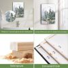 Marble Picture Frame, Canvas Wall Art, 3 Piece (12inX16in), Wall Decor for Bedroom, Minimalist Framed Boho Wall Art Decor for Dining Room Bedroom Bath